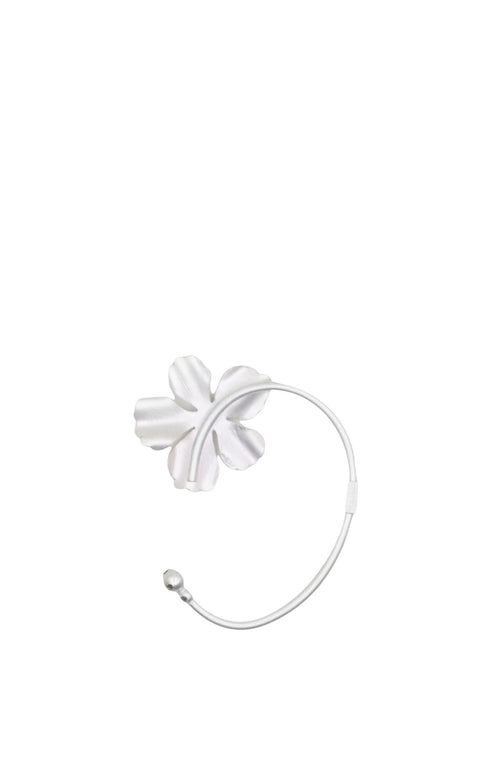 Matte Silver Samoa Ear-cuff